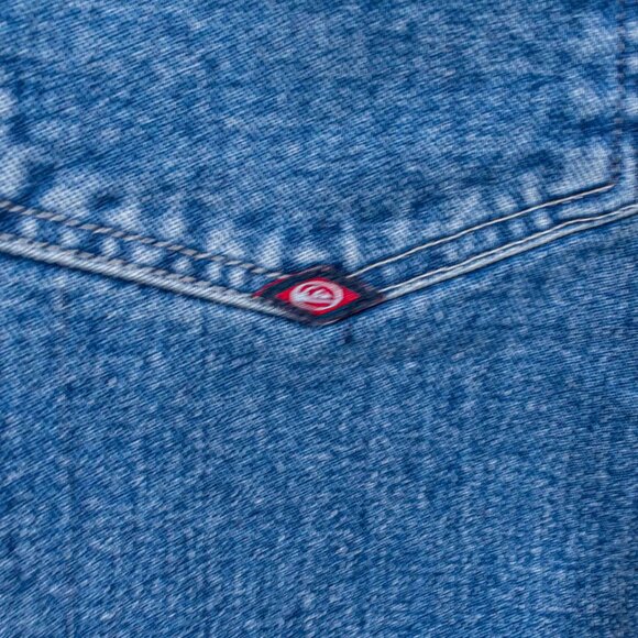 Quiksilver Jeans QuikJean Relaxed Straight Surf Skate 32 x 30 Y2K Baggy - Picture 10 of 12